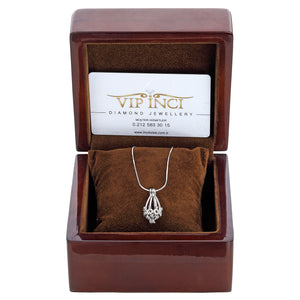 Exclusive Collection Gümüş İnci Kolye,64 Taşlı