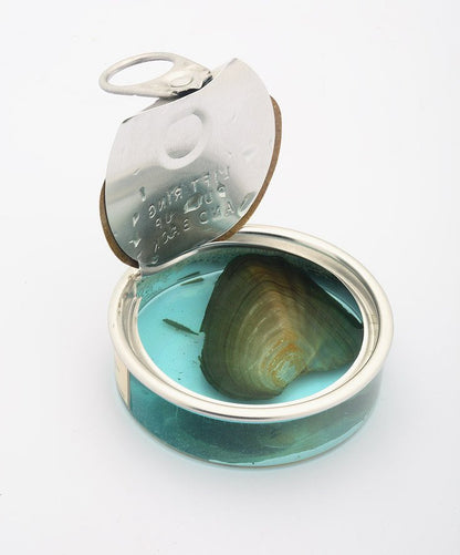 Safir Taşlı İstiridye İnci Kolye